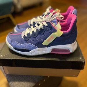 Gently worn Purple Nike Jumpman MA2LUKA size 9M